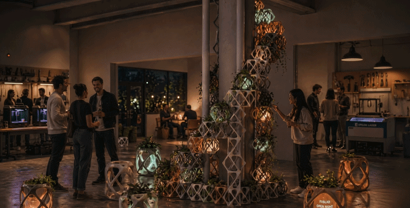 Fab Vine light behavior animation